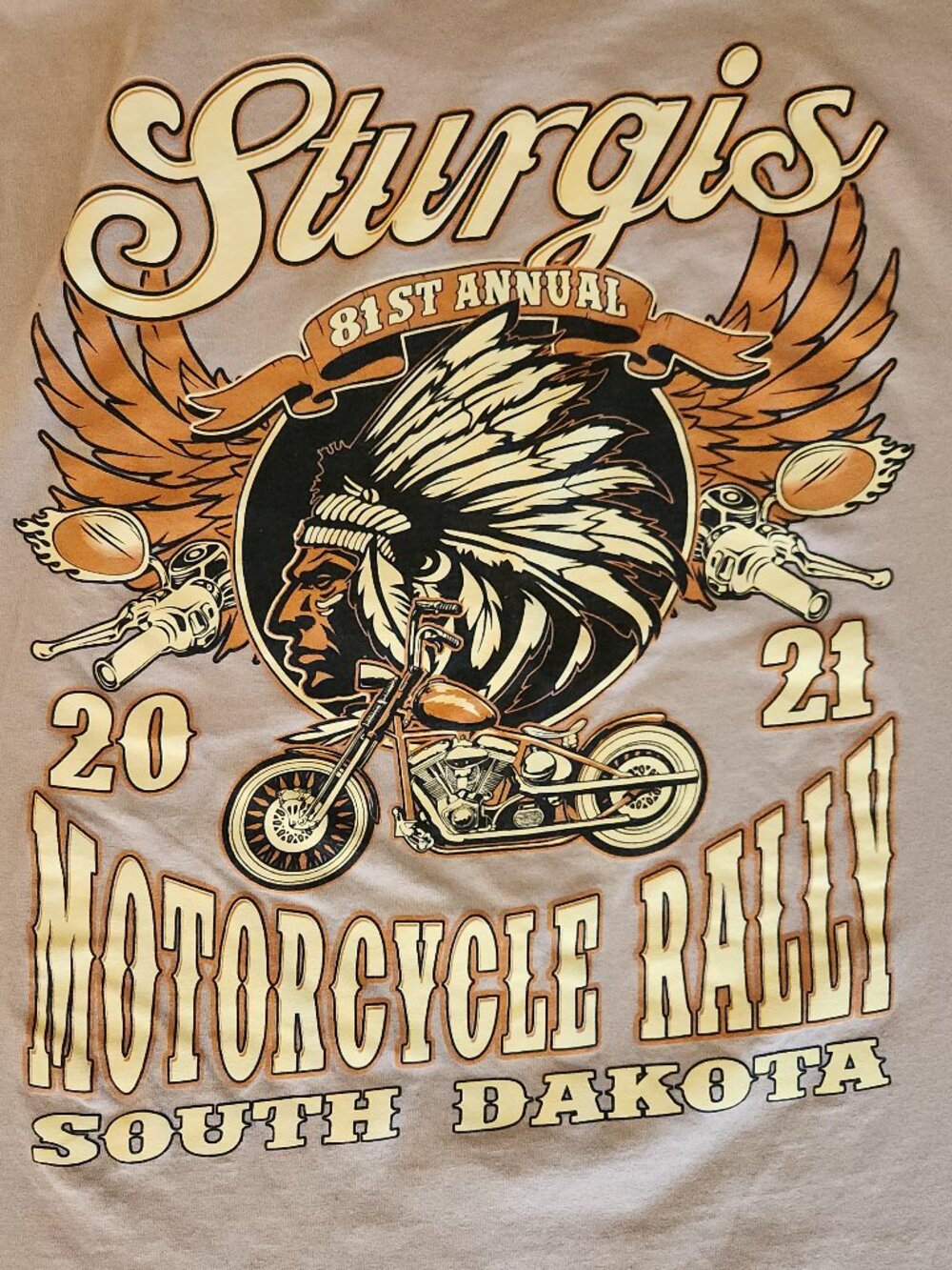 LIKE NEW 2021 Sturgis Motorcycle Rally T-Shirt